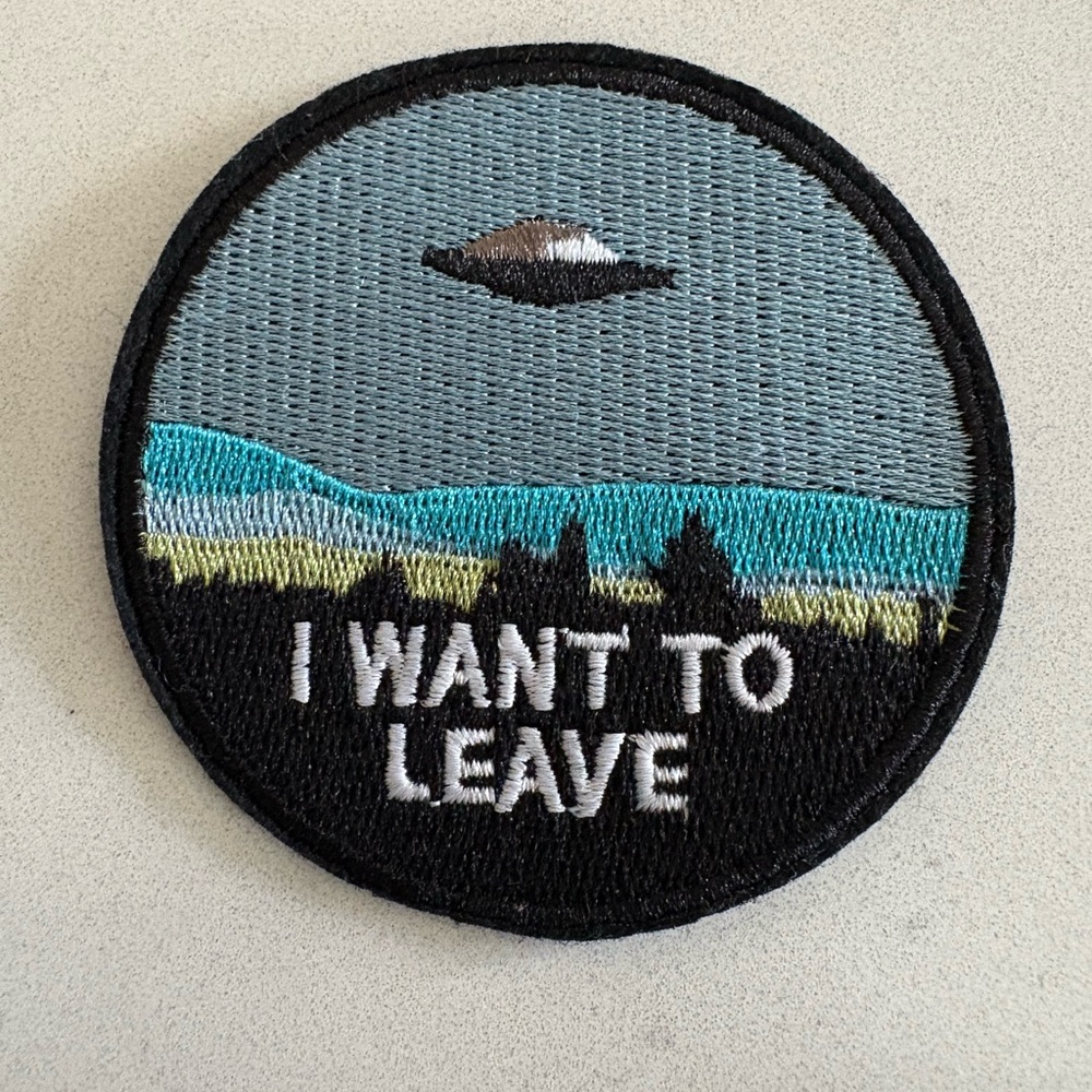 UFO Embroidered Patch